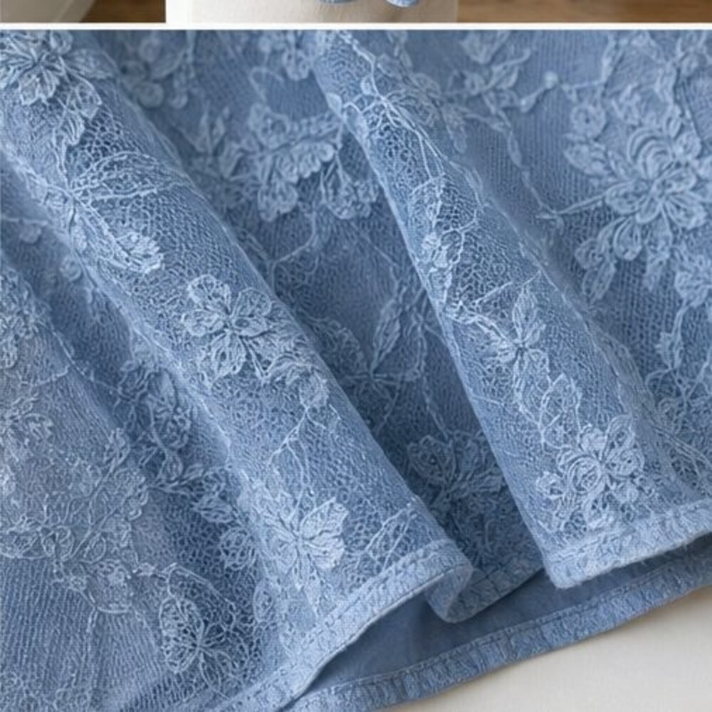 Blue Tunic Blouse - Picture 6 of 6